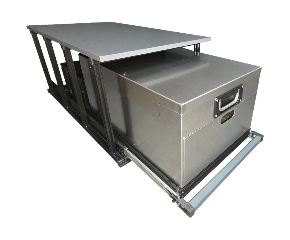 90 cm Auszug mit Deckplatte für die MOKUBO mobile Küchenbox